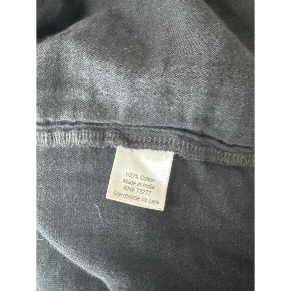 Sonoma Top Black Size XL Gauze Femme V-Neck Tank Blouse Sleeveless Shirt Womens - Picture 8 of 8